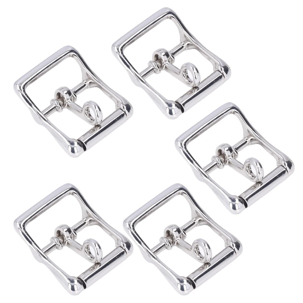 5-teilige Gürtelschnalle, einfacher, stilvoller, einfach zu installierender Ersatz aus Metallschnalle für die Herstellung von Taschen und Geldbörsen