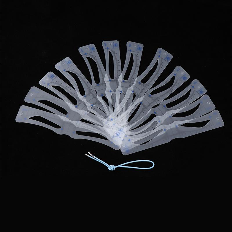 12Pcs Eyebrow Stencil Set Reusable DIY Men Women Eye Brow Drawing Guide Styling Shaping Grooming Template Card Easy Makeup