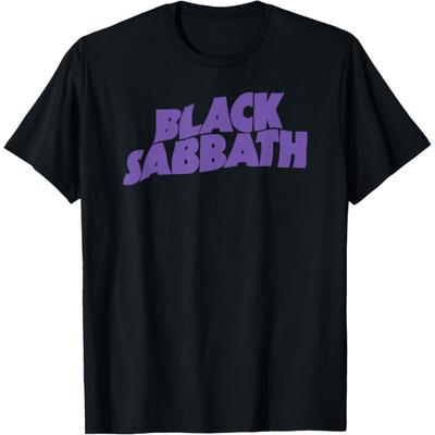 Black Sabbath Lila Logo T-Shirt