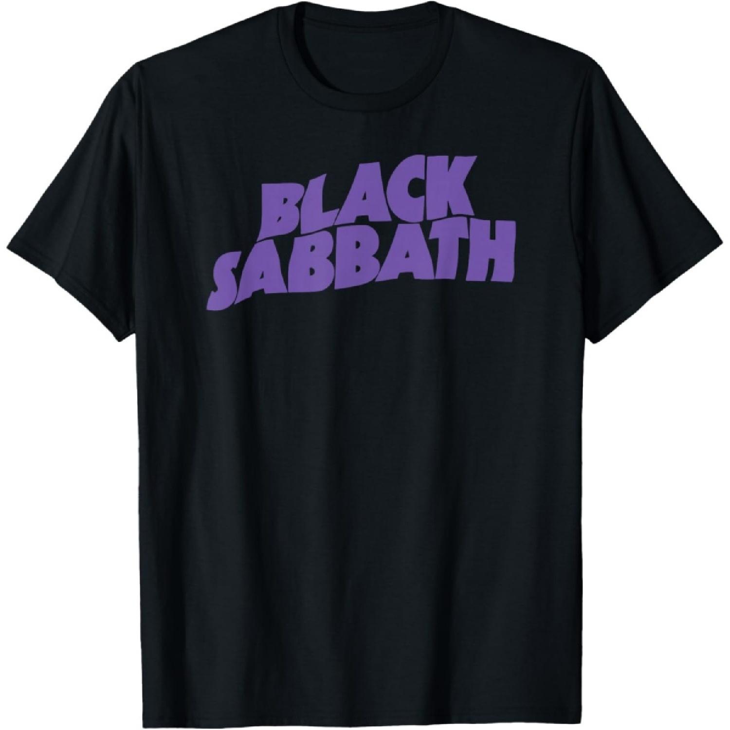 Футболка с фиолетовым логотипом Black Sabbath XXXXXL чёрный