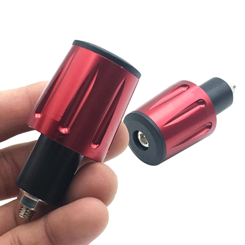 Motorcycle Handlebars Grips Ends Plug Caps Aluminum Motorcycle Handle Bar Ends
