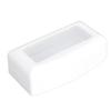 Makeup Tool Cleaning Box ABS Multifunctional Portable Nail Tool Clean Tray for Jewelry Needle White