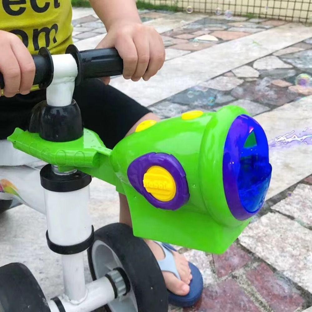 with Clip Automatic Bubble Maker Multifunctional Bicycle Seat Bubble Blower Cycling