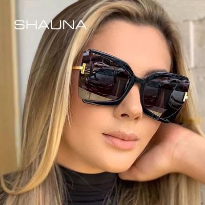 Oversize Butterfly Sunglasses Brand Designer Fashion Gradient Shades UV400