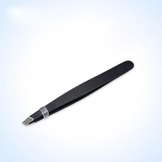 

Корисні професійні щипці для брів Hair Beauty Пінцет із нахилом із нержавіючої сталі чорний