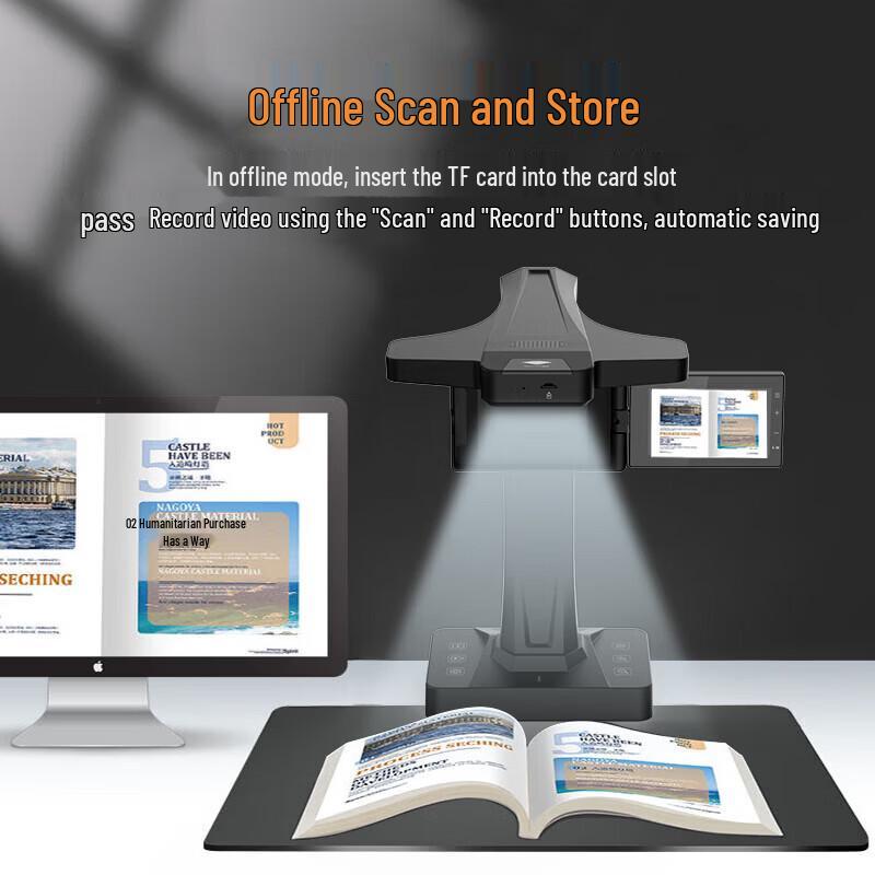 Eloam BS3080CP 27MP A3 High-Speed Document Camera & Book Scanner CN plug (adapter included)