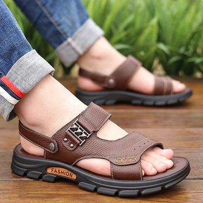 Hoge Kwaliteit Herensandalen Zomer Waterdicht Antislip Zachte Zool Slijtvast Strand Schoenen Dikke Zool Luxe Pantoffels