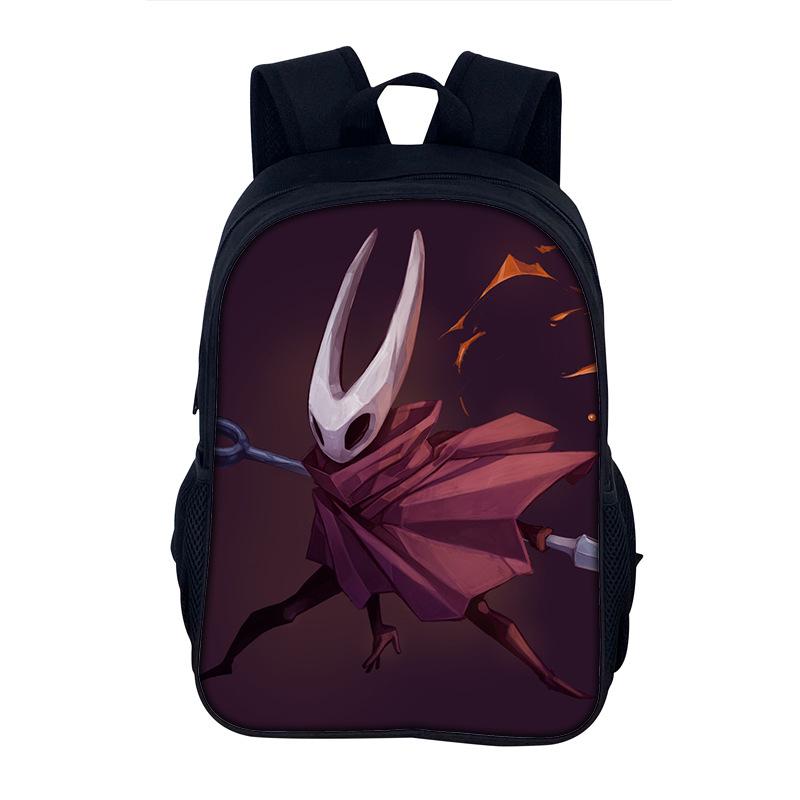 Hollow Knight Mochila School Backpack Bag 3D Printing School Bag Backpack Student Back Pack Bag for Boys Girls Best Gift