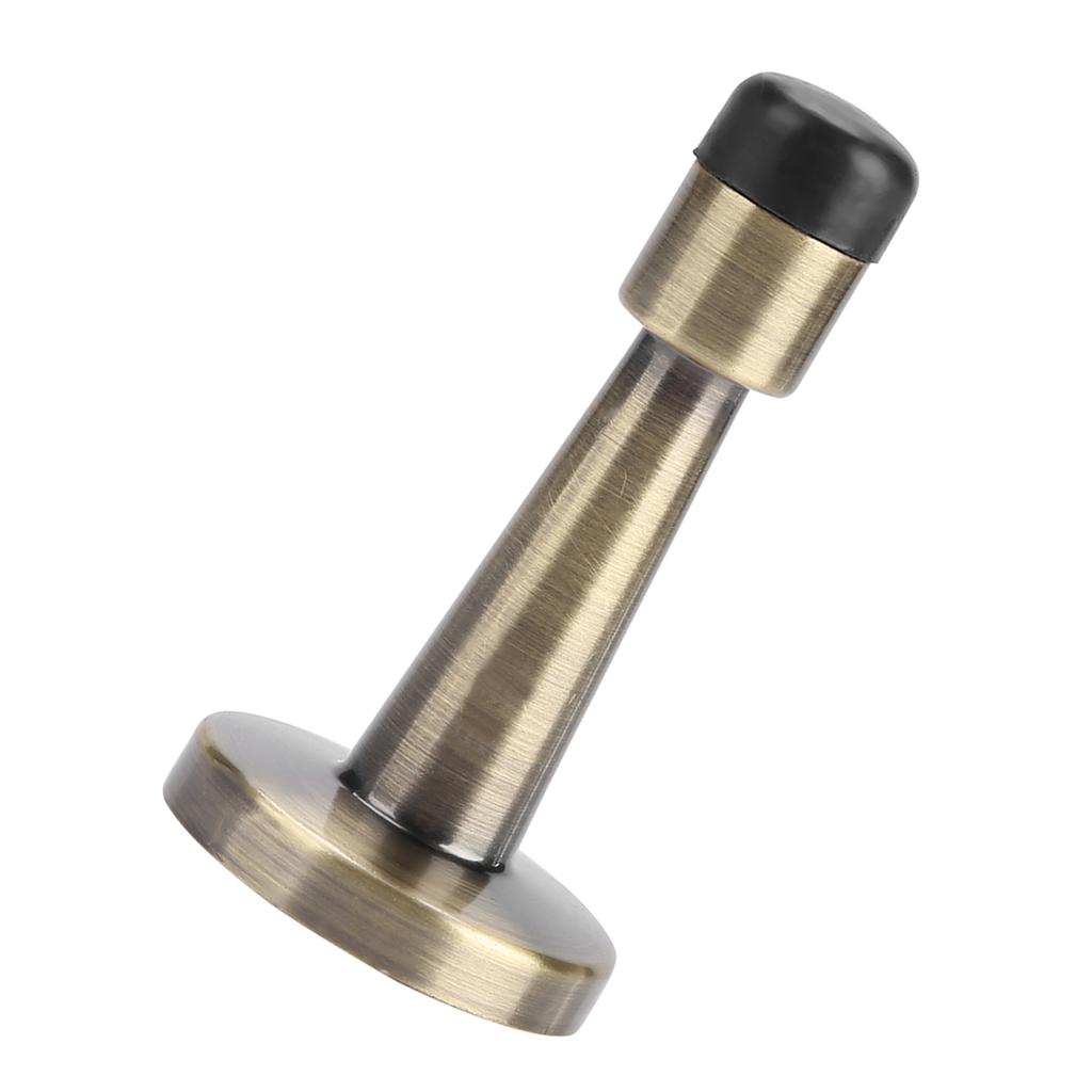Zinc Alloy Rubber Anti Collision Door Stopper Holder Home Hotel Accessory (Bronze)