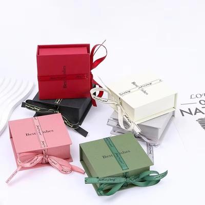 High-end Ring Earring Storage Case Elegant Jewelry Organizer Fashion Gift Box
