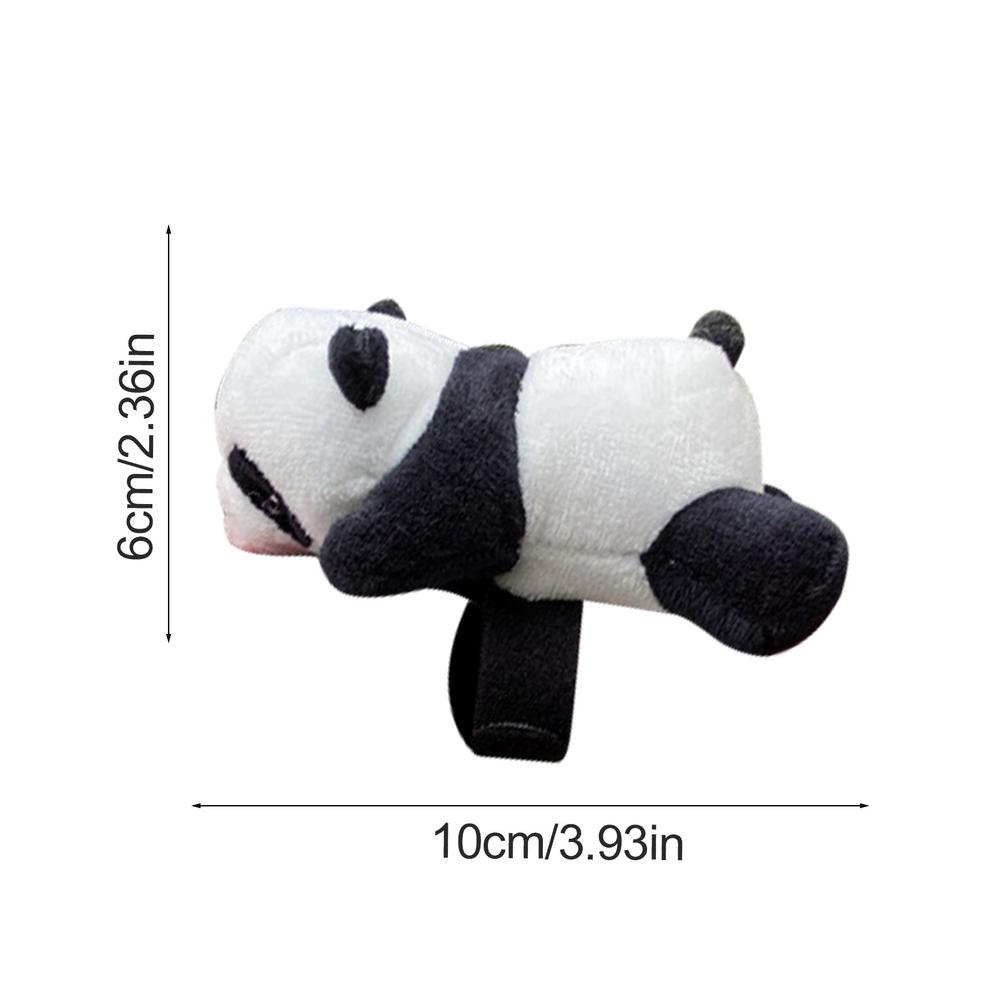 Niedliche Cartoon Hai Lenker Dekoration Panda Handpuppe Motorrad Lenker Ornamente Dekorative Fahrradzubehör Für Motorrad