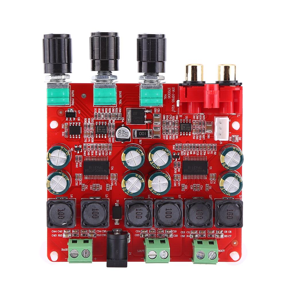 TPA3118 2.1 Channel Stereo Subwoofer Digital Power Amplifier Board DC 12V 26V