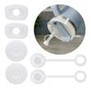 6Pcs Keep Your Cup Clean and-Tidy Spill-Proof-Stopper Set for Stanley-Tumbler Square Round Silicone Spill Proof-Stopper