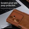 NILLKIN Luxury Leather Case for Samsung Galaxy Z Fold 7 5G with Slide Camera Cover & S-Pen Holder – Premium Protection Cover