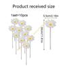 20pcs Flower Garden Stakes Decoration Yard Art Indoor Outdoor Lawn Pathway 55KF