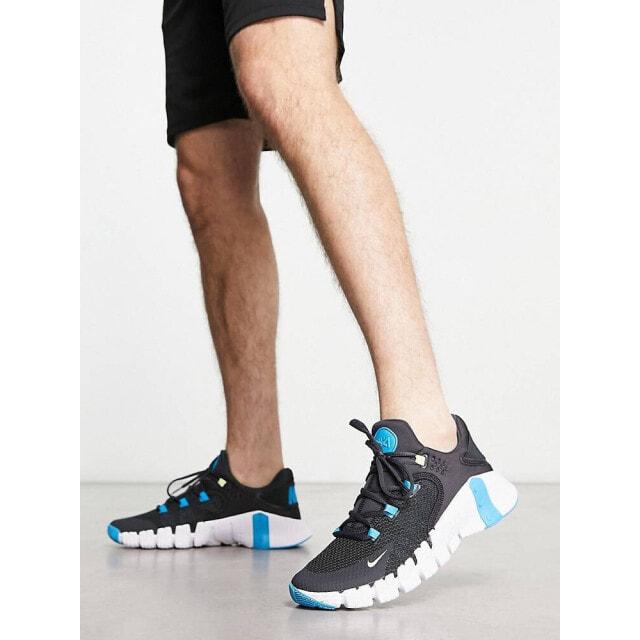 

Серые и синие кроссовки Nike Training Free Metcon