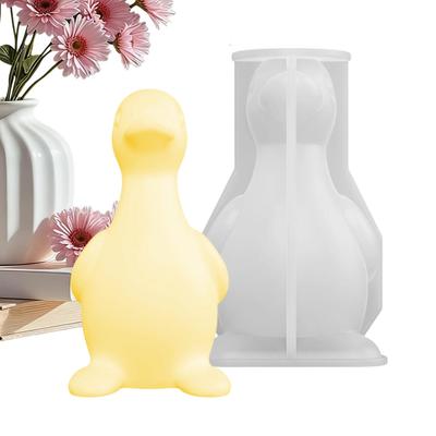 3D Enten Kerzenform Enten Silikonform Niedliche Tier Harz Gießform Zum Herstellen von Kerzen Aromatherapie Kerzen Wachsknete Polymer