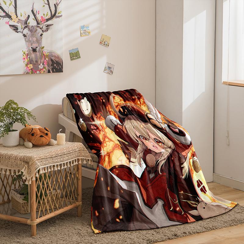 Cartoon Original God Series Double-Sided Flannel 3D Digital Printing Blanket Blanket
