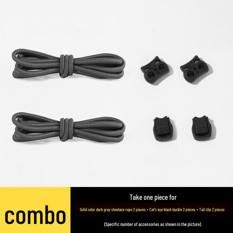 No-Tie Elastic Shoelaces for Slip-On Shoes - Unisex Sports Laces, One Pair