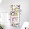 SKTMH Hair Accessory Wall Pocket for Hair Large Hair Hair Birthday Includes 30 Hooks Wall-Mounted Storage, Ties, Stylish, Space-Saving, Capacity,