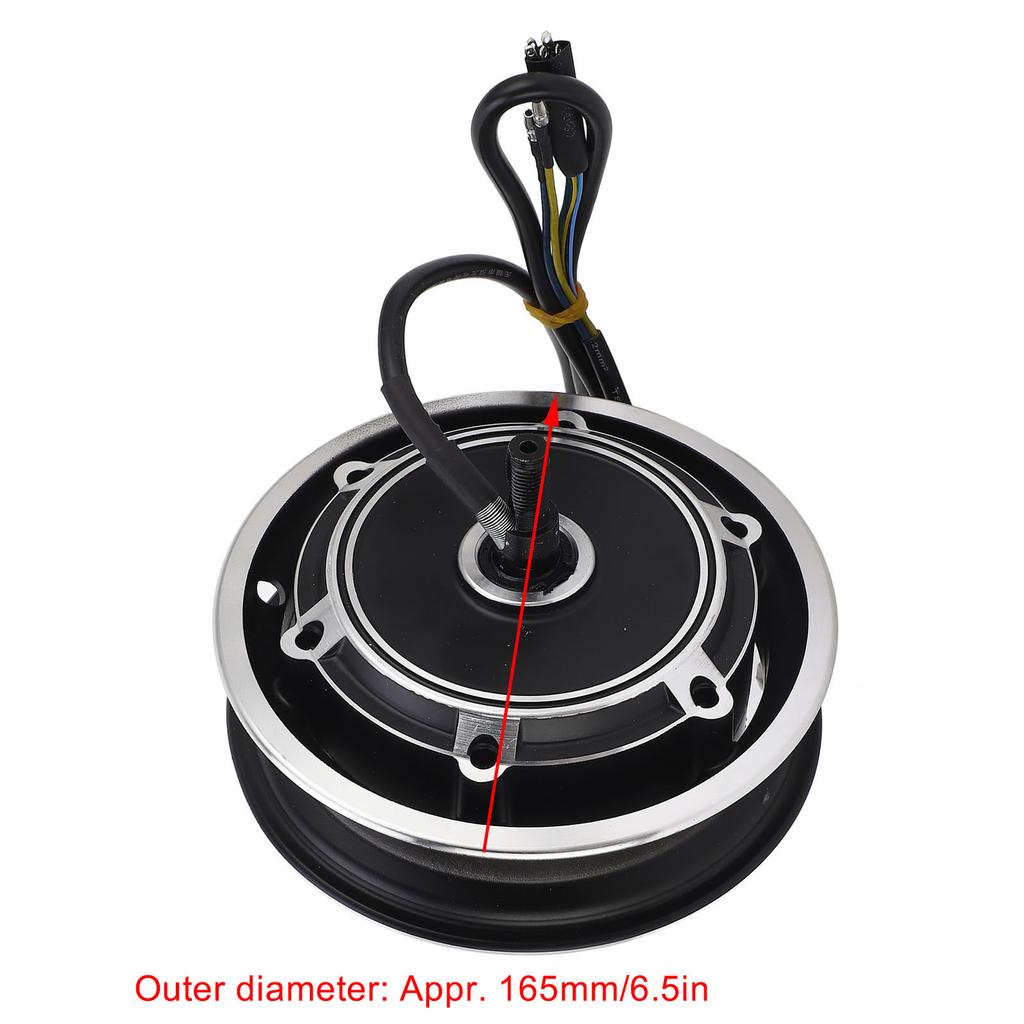 Electric Scooter Hub Motor 48V 1000W Electric Bike Brushless Disc Brake Hub Motor for 10 Inch Outer Tire 48V Hub Motor Hub Motor