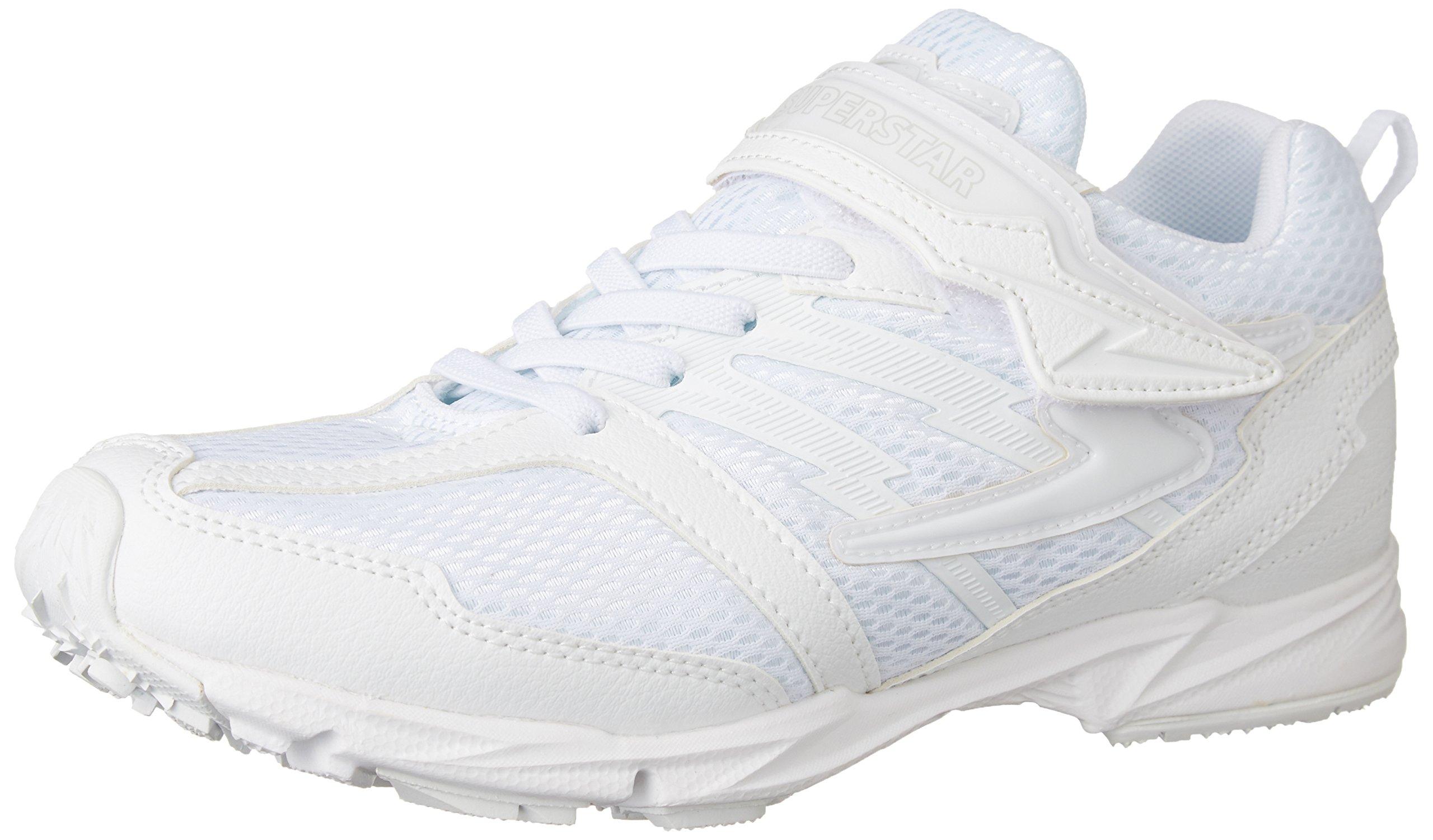 

Sneakers for white and for boys and kids SS 2E [Superstar] school, black, girls, 15-24.5cm, 0.5cm available, J755, white, 22.5 cm, белый