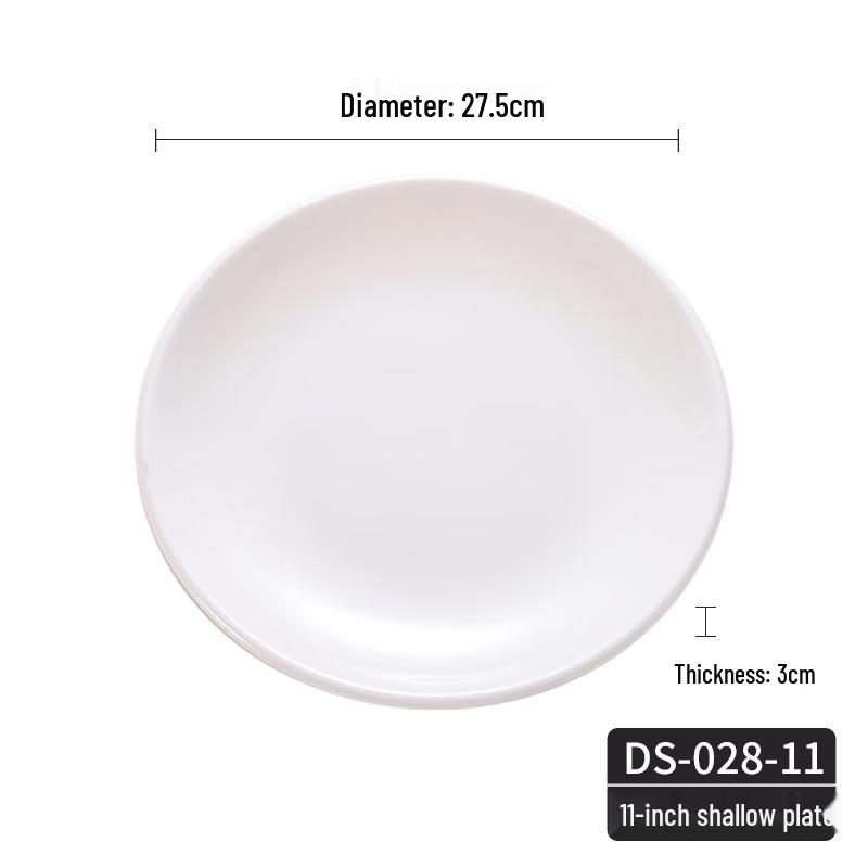 

Melamine Round Flat Dinner Plates