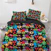 Copripiumino Mostro Cartone Animato Misura King Queen Set Letto Animali Adorabili Divertenti per Bambini Ragazzi Ragazze Anime Poliestere Copripiumino