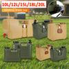 10L/12L/15L/18L/20L Emergency Water Storage Tank W/ Spigot & Hand Sanitizer Bottle Water Jug for Hiking Picnic Vehicle Outdoor
