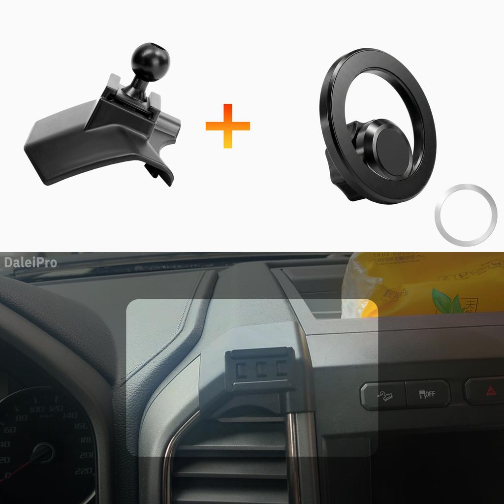 Designed for Ford F-150 Raptor 2019-2020 Phone Holder Car Magnetic Mount Smart Sensing Wireless Charging One-Touch Release