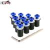 For BMW S1000RR S1000R HP4 S1000XR S1000 RR S1000 XR F800R Motorcycle Windshield Bolts Screw Nut Fastener Kit 5mm 10PCS