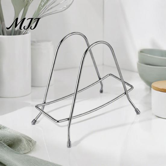 Space Saving Kitchen Tool Stand Stainless Steel Chopping Board Storage Rack And Knife Holder for Household Organization Tools Countertop, Vertical
