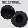 Autumn and winter hats women's large brim felt top hats men's and women's woolen jazz hats