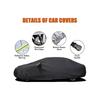 Weatherproof Car Cover Fits Sedans with Length Between 4.15M and 4.9M Black
