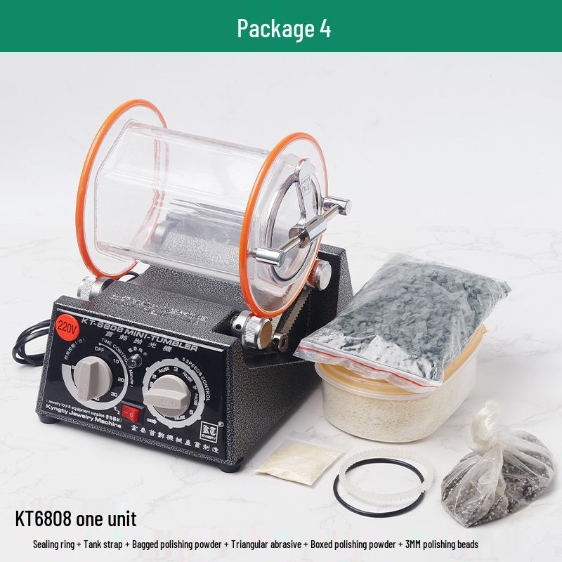 Gold & Silver Jewelry Polisher - Small Tumbler for Coins, Wenwan Walnuts & More