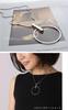 Eyeglass Holder Ring Square Bar Necklace for Glasses Eyeglasses Neck Made In Japan X [R-days Daikanyama] & Women, Sunglasses, Holder, Accessory,