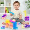 Soft Rubber Decompression Children's Building Block Toys (40 Pieces)