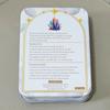 Soul Stones Crystal Oracle Deck, 11.5*8cm 51 Healing Affirmation Cards in Tin Box with Guidebook, Chakra Zodiac Element Cards