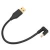 USB Cable 5Gbps USB 3.0A Male AMC To TypeC U Type Elbow ABS Data Cable for Charging Data Synchronization(1m 3.3ft )