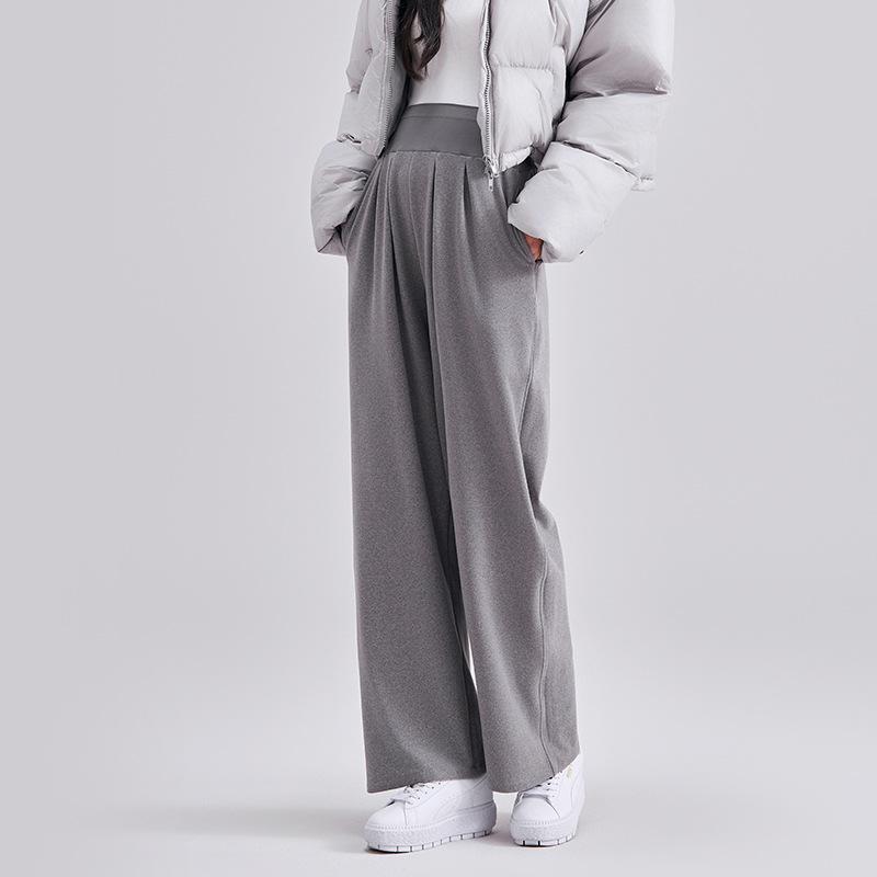Maternity pants loose spring and autumn winter home pants new high waist large size maternity casual pants maternity wide leg pants