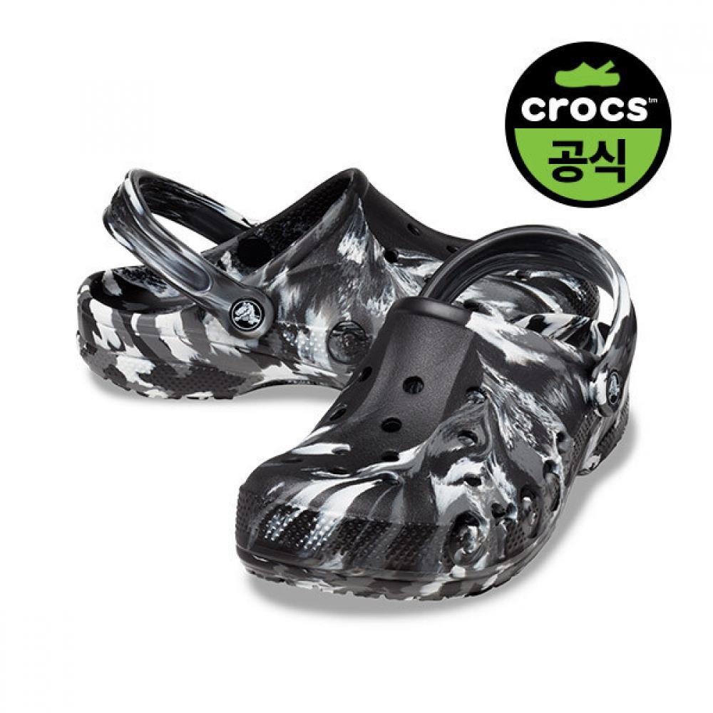 

Crocs Headquarters Adult Baya Marbled Clog Bkw BLACKWHITE(Z066)/M4W6(230)
