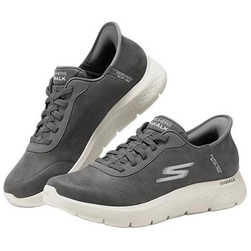 Skechers GO WALK Series Men Comfortable Supportive Low Top Daily Casual Shoes Gray 216326-GRY
