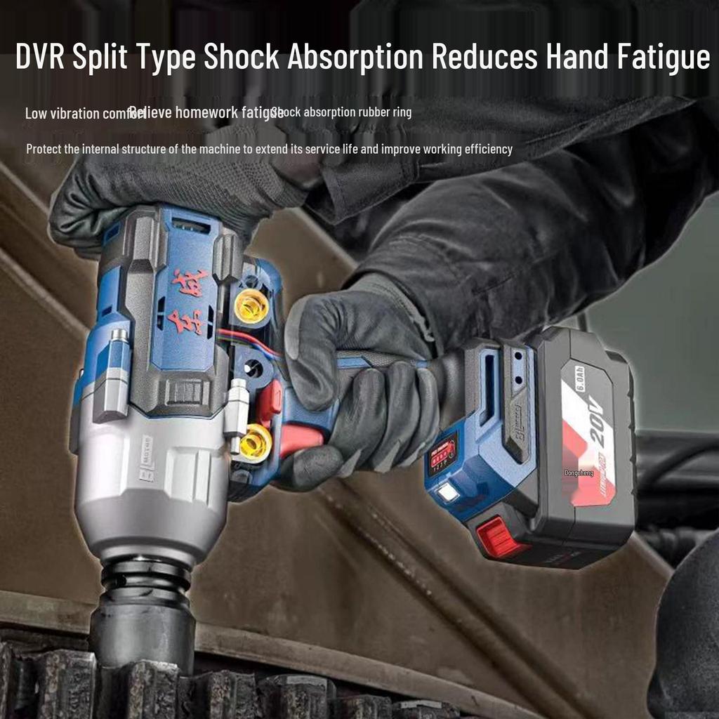 Dongcheng DCPB1218 High Torque Brushless Electric Impact Wrench with Lithium Battery
