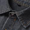 Herren Retro Zweitaschen Langarm Denimhemd für Herren KTB