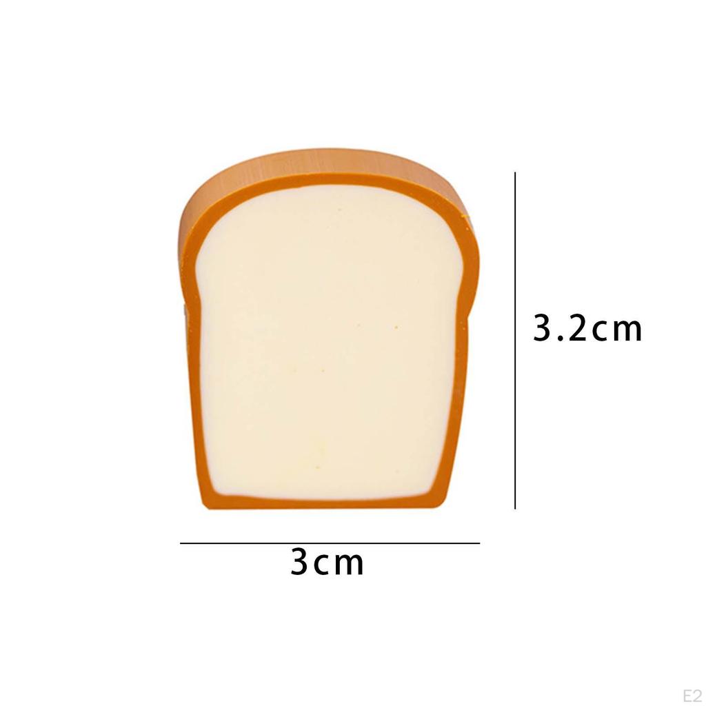 Toast Bread Erasers Rubbers Fun School Supplies Cute Funky Prize Reward Party Favors Homework