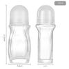 30/50ml Large Empty Roller Bottle for Essential Oils Lip Gloss And Deodorant Refillable Glass Bottle Roller Balls Bottles
