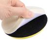 2-7 Inch Wool Felt Polishing Pads with Flocking Hook And Loop Back for Sander Stainless Steel Glass Mirror Polishing Wheel