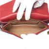 GUCCI 2WAY bag Broadway Pearl Bee Handbag leather Red Women 453778 Used