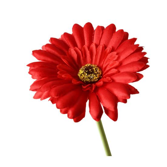 Artificial Gerbera Flowers Realistic Fake Long Stem Flower Bouquet for Vase Indoor Home Floral Arrangements Wedding Party Table Centerpiece