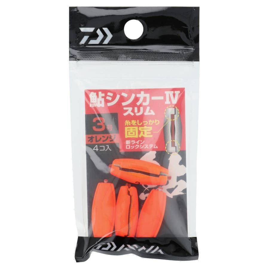 

DAIWA Ayu Sinker 4 Slim 3 Orange No.